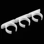 LIShuai 4 Sets Kitchen Clip Spice Gripper Jar Rack Storage Holder Wall Cabinet Door (White,One Size) LIShuai 4 Sets Kitchen Clip Spice Gripper Jar Rack Storage Holder Wall Cabinet Door (White,One Size)