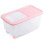 Kitchen Food Storage Jar Airtight Food Storage Stackable Cereal Storage Containers with Airtight Lids, BPA Free & Food Grade Plastic, Cereal Box for Kitchen Rice Pasta Flour Coffee Pet Food Storage.