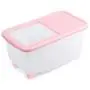 Kitchen Food Storage Jar Airtight Food Storage Stackable Cereal Storage Containers with Airtight Lids, BPA Free & Food Grade Plastic, Cereal Box for Kitchen Rice Pasta Flour Coffee Pet Food Storage.