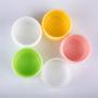 NANSHINE 30PCS Round Leak Proof Empty Plastic Cosmetic Jars Face Creams Bottle Sample Lotion Glitter Storage Container for Scrubs, Oils, Toner, Salves, Creams 50ml/g Yellow