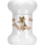 Carolines Treasures CK2234BSTJ German Shepherd Bone Shaped Treat Jar, multicolor