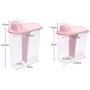 Storage Tank PP Plastic Food Storage Sealed Storage Box (Color : A)
