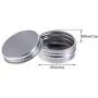 Lot de 30 Pots en Aluminium 1/2 oz avec Bouchon à Vis Vide – Contenants Remplissables Lot de 30 Pots en Aluminium 1/2 oz avec Bouchon à Vis Vide – Contenants Remplissables