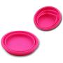 Yudesun Silicone Folding Food Storage Containers - Square Storage Jars with Lids Microwave Freezer Box Reusable Seal Airtight Plastic Tubs Fruit Picnic Lunches Meal Prep