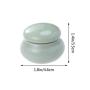 UPKOCH 1 PC Storage Tank Portable Ceramics Compact Rouge Mini Makeup Sealed Bottle Storage Can for Storage Travel