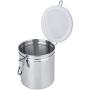 Zerone Stainless Steel Coffee Canister Food Storage Jar Tea Sugar Milk Powder Container(B 1312.5cm)