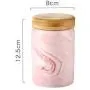 Originality Marble Grain Kitchen Ceramics Seal Up Pot Coarse Cereals Coffee Tea Seasoning Storage Tank With Cover Storage Jar,Pink L Originality Marble Grain Kitchen Ceramics Seal Up Pot Coarse Cereals Coffee Tea Seasoning Storage Tank With Cover Storage Jar,Pink L