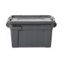 Rubbermaid Commercial Products Brute Tote Storage Container with Lid, 20-Gallon, Gray (FG9S3100GRAY) (Pack of 6)