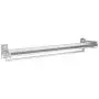 Wandregal Spice Rack Mehrzweck-Regal mit Sicherheitsgeländerhalter für Balkone und Handtücher, Kräutergutbehälter-Organizer für Küche, Badezimmer, Schrank (Größe: 50cm)