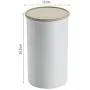 Xigeapg 1Pcs 650Ml Sealed Storage Jar For Spices Tank Container For Eating With Wood Grain Lid Bottle Coffee Tea Caddy Kitchen Leakproof Storage Tank