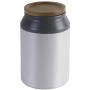 Jamie Oliver Medium Ceramic Storage Jar, White & Grey