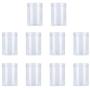 UPKOCH Cereal Dry Food Storage Container Transparent Leakproof Plastic Storage Bottle for Cookies Scented Tea 10pcs 500ml