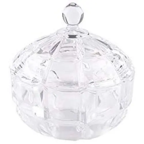 Glasbehälter mit Deckel, Bleiarmfrei, 1 Stück, 280 ml (S), Süßigkeiten, Kekse, Schmuckkästchen, Buffetbehälter, Zuckerstreuselbehälter