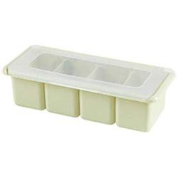 Mini Spice Jars Kitchen plastic flip four seasoning box seasoning box cruet