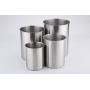 Sinardo 02553 4-Piece Canister Set Stainless Steel