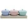 Mini Spice Jars Kitchen supplies Nordic creative seasoning jar three seasoning box
