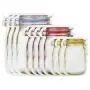 10pcs/lot Reusable Mason Jar Bottles Bags Nuts Candy Cookies Bag Fresh Food Storage Bag Snacks Zipper Sealed Kitchen Organizer,10 pieces 10pcs/lot Reusable Mason Jar Bottles Bags Nuts Candy Cookies Bag Fresh Food Storage Bag Snacks Zipper Sealed Kitchen Organizer,10 pieces