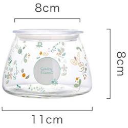 Sealed Glass Food Jar Lids Storage Jar Can Bottle Spices Storage Box Tea Coffee Sugar Storage Container For Kitchen Organizer,Spring Forest Type S
