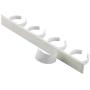 Weoto 3pcs Kitchen Spice Gripper, Spice Wall Rack, 20 Jar Cabinet Storage Holder Wall Plastic Storage Rack for Home, Kitchen