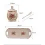 Mini Spice Jars Ceramic Spice Jar European Creative Salt Can Set – Kleine Gewürzgläser, Keramik, Europäisches Kreatives Salzbehälter Set