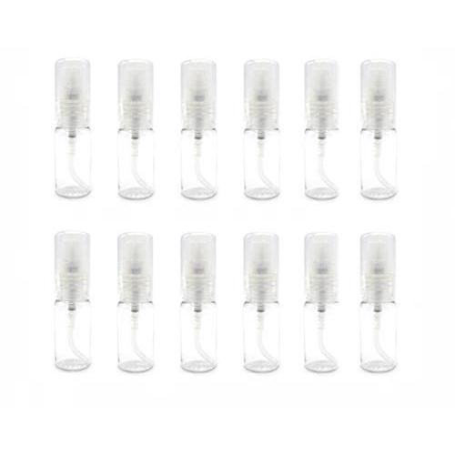 12pcs Empty Spray Bottles Travel Size Refillable PortableContainer Jar Toiletry Bottles for Emollient Water Shower Gel Emulsion Hair Spray Cream Hand Wash Liquid(15ml/0.5oz)