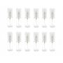 12pcs Empty Spray Bottles Travel Size Refillable PortableContainer Jar Toiletry Bottles for Emollient Water Shower Gel Emulsion Hair Spray Cream Hand Wash Liquid(15ml/0.5oz)