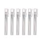 XINGZI 6Pcs 10ml 1/3oz Mini Portable Pen Perfume Bottle Spray Bottle Small Sample Empty Refillable Containers Fragrances Atomizer Bottles Transparent Plastic Pen Shape Travel Set