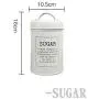 Metal Seal Storage Jar Scandinavian Tea Coffee Sugar Sealing Container Minimalist Kitchen Iron Box Home Organizer Jar,White SUGAR Metal Seal Storage Jar Scandinavian Tea Coffee Sugar Sealing Container Minimalist Kitchen Iron Box Home Organizer Jar,White SUGAR