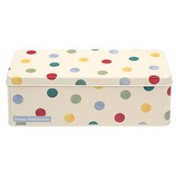 Emma Bridgewater Polka Dot Cracker Rectangle Storage Tin Caddy