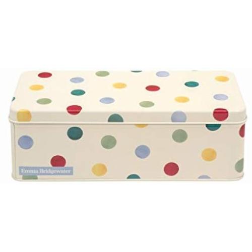 Emma Bridgewater Polka Dot Cracker Rectangle Storage Tin Caddy