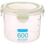 OUYAWEI Kitchen Grain Storage Tank Box Transparent Sealed Plastic Jar Food Storage Container Green 600ml