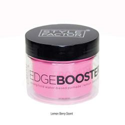 Style Factor Edge Booster Strong Hold Water-Based Pomade 3.38oz - Lemon Berry Scent