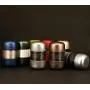 YChoice Color Bright Portable Round Tea Cans Paper Cans Tea Storage Jar Tea Cans(Blue)