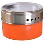 Seasoning Jar, Maserfaliw 4Pcs/Set Stainless Steel Kitchen Spice Storage Box Barbecue Seasoning Jar Bottle, Recyclable, Suitable For Holiday Gifts In The Outing and Indoors.