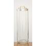 Italo Ottinetti Glass Jar Matte Finish Aluminium Lid Copper Handle Aluminum, Metallic, One Size