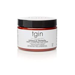 tgin Miracle Repairx Deep Hydrating Hair Masque For Natural Hair - Dry Hair - Curly Hair - 12 Oz