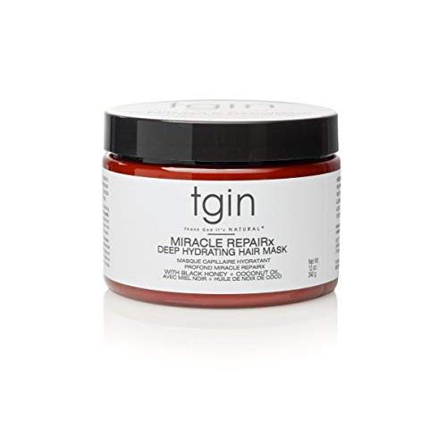 tgin Miracle Repairx Deep Hydrating Hair Masque For Natural Hair - Dry Hair - Curly Hair - 12 Oz
