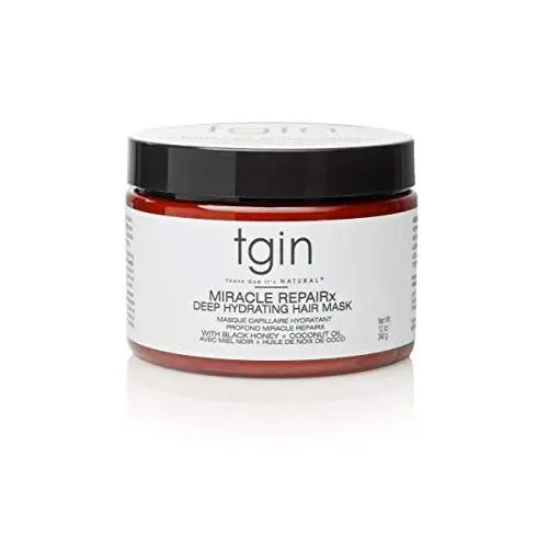 tgin Miracle Repairx Deep Hydrating Hair Masque For Natural Hair - Dry Hair - Curly Hair - 12 Oz tgin Miracle Repairx Deep Hydrating Hair Masque For Natural Hair - Dry Hair - Curly Hair - 12 Oz