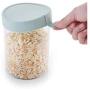 storage jar Grain container Food container Storage Box，Food storage with lid sealed cans kitchen supplies milk powder dried fruit grain storage box, green 800ml