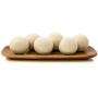 Wool Dryer Balls XL Made of 100% Premium, Organic Wool, Handmade, Non-Toxic, All Natural Eco-Friendly Reusable Fabric Softener, 6 Pack