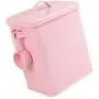 Laundry Detergent Powder Storage Tin Box Large Galvanized Metal Buckets Food/Flour/Sundries Kitchen Storage Tin Box Canister Containers- Pink