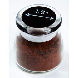 300 Blank Spice Jars Labels ? 1.5" Round Chalkboard Kitchen Pantry Labels for Canning, Mason or Spice Jars ? Waterproof & Repeatable