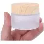 Xunlin 1/5Pc New 5g 10g 15g 30g 50g Frost Glass Bottle Plastic Bamboo Lid Glass Jar Empty Bottle Cream Jar Cosmetic Packaging Container (Color : Dark Khaki) Xunlin 1/5Pc New 5g 10g 15g 30g 50g Frost Glass Bottle Plastic Bamboo Lid Glass Jar Empty Bottle Cream Jar Cosmetic Packaging Container (Color : Dark Khaki)