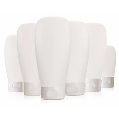 6PCS 100ml White Empty Refillable Travel Plastic With Flip Cap For Cosmetic Body Hand Lotion Shampoo Squeeze Bottle (100ml) 6PCS 100ml White Empty Refillable Travel Plastic With Flip Cap For Cosmetic Body Hand Lotion Shampoo Squeeze Bottle (100ml)
