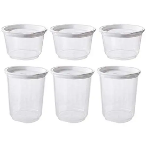 HOMELUNY Set of 4 Kitchen Airtight Plastic Food Jars Clear Cereal Storage Food Container Jars for Candy, Cookie, Rice, Sugar,Flour,Snacks Keeping Food Dry & Fresh Short 3 + high 3 HOMELUNY Set of 4 Kitchen Airtight Plastic Food Jars Clear Cereal Storage Food Container Jars for Candy, Cookie, Rice, Sugar,Flour,Snacks Keeping Food Dry & Fresh Short 3 + high 3
