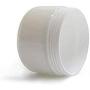 6PCS White Plastic Jar with Dome Lid Refillable Make-up Cosmetic Jars Empty Face Cream Lip Balm Lotion Storage Container Pot Case Holder 8.81 Oz (250g)