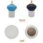 Candle Pillar Holders Creative Castle Candle Holder Ceramic House Decorative Storage Jar Creative Candlestick Storage Tank Home Decoration-Suit 3