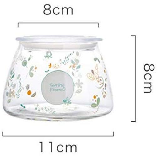 Sealed Glass Food Jar Lids Storage Jar Can Bottle Spices Storage Box Tea Coffee Sugar Storage Container for Kitchen Organizer Large Glass Storage Containers With Lids