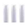 3PCS White Empty Disposable Portable Mini Airless Vacuum Pump Bottle Jars Bayonet Cream Lotion Dispenser Cosmetic Makeup Emulsion Storage Holder Container Pots Travel Accessories(15ml/0.5oz)