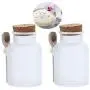 2 Pièces Pot en Plastique Froissé Refillable 200m/7oz avec Bouchon en Ébène et Cuillère en Bois pour Miel, Sel, Café et Plus. 2 Pièces Pot en Plastique Froissé Refillable 200m/7oz avec Bouchon en Ébène et Cuillère en Bois pour Miel, Sel, Café et Plus.